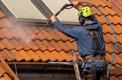 Démoussage et hydrofuge de toiture à Tresses